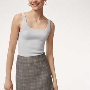 Aritzia Babaton Scult Knit Tank Long